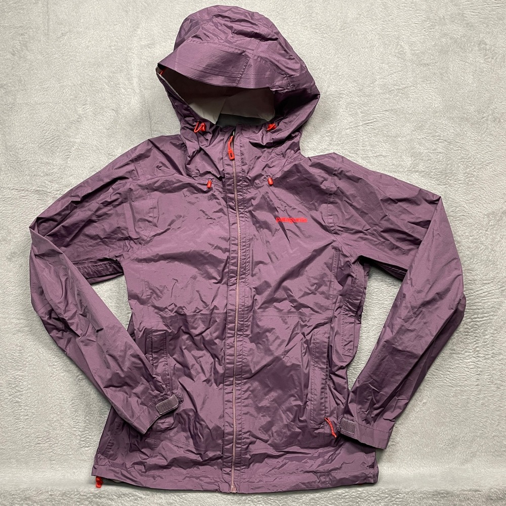 Patagonia Torrentshell Rain Jacket Womens M Purple H2No Waterproof Ripstop Hood